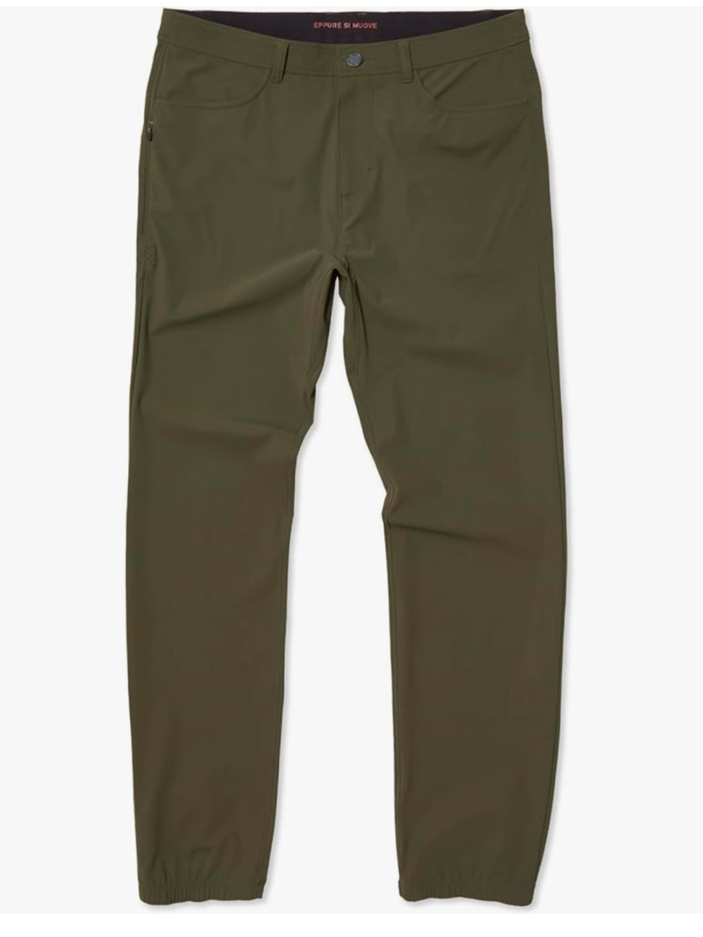 RHÔNE Resort Jogger Olive Pants Business Performance Cropped Stretch Mens Chinos